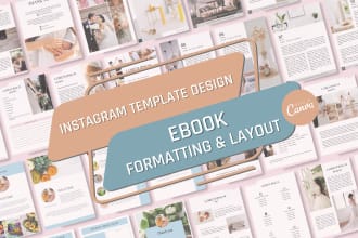 design ebook layout formatting, canva templates pro social media post ads