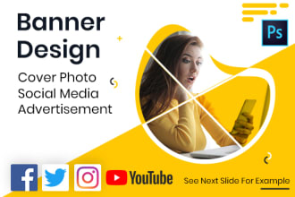 design banner for your social media and apps
