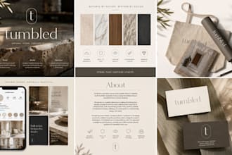 do a unique business logo with full branding kit
