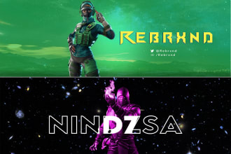 make eye catching fortnite banner for youtube and twitter