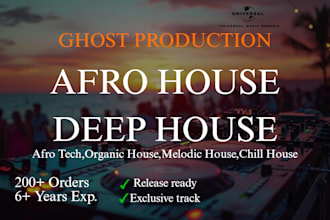 ghost produce afro house, deep house or house track