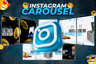design amazing instagram carousel and social media posts
