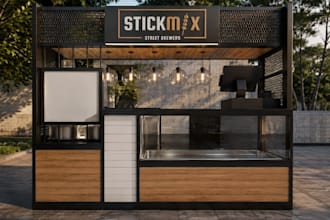 design your stores, mall kiosk, commercial stores