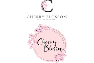 do premade cherry blossom logo3