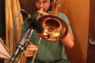 record your tenor and bass trombones and your tuba