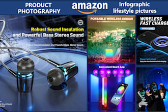 design amazon product infographics and shoot product photography in china