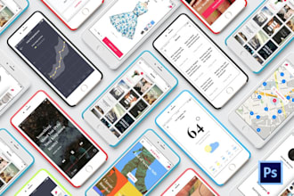 design the IOS and android app with backend