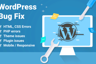 fix wordpress bugs, errors, theme and plugin issues