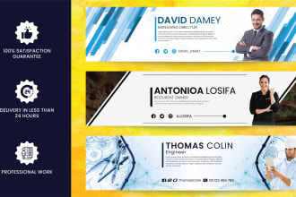 design a professional linkedin cover photo banner