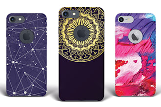 design luxury and colorful phone case