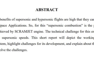 prepare aerospace business report