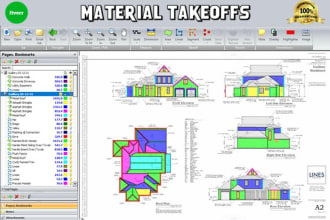 do construction takeoff, material quantity surveying, building cost estimation