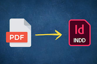 recreate your PDF to indesign