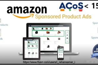 setup and optimize amazon PPC campaign with low acos