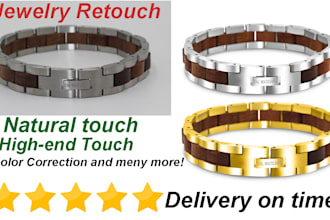 do jewelry retouch  cheap price best quality