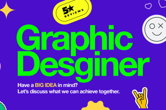 provide any graphic design work you need