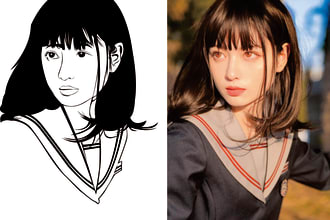just need 24 hours to draw clean silhouette,stencil,line art
