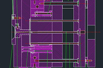 draw 2d detailed drawings in autocad,solidworks