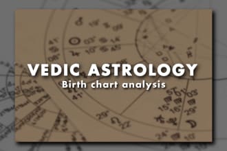 do detail birth chart analysis as per vaidik astrology