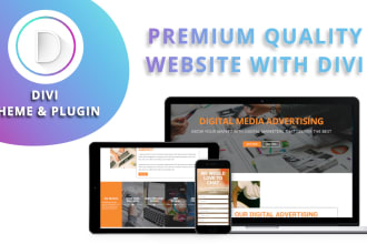 customize and design eye catching divi website in wordpress
