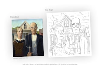 turn an image or a photo into a cartoon