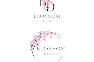 do premade cherry blossom logo4