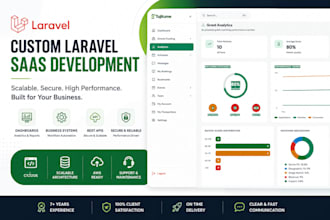 build a custom laravel saas or business application