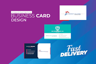 design outstanding two sided business card
