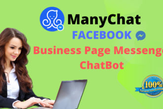 create a bot for your facebook page using the manychat bot