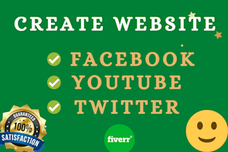 create a social media website like  facebook, youtube,twitter clone