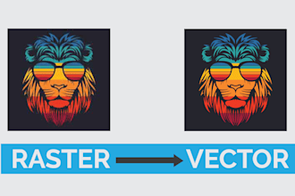 do any raster image to vector