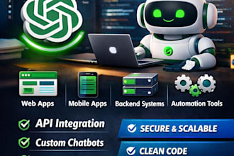 do any ai API integration for your app, website, or software