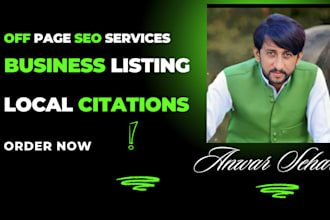 do local citations and business listing  for off page seo