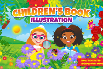 make awesome children book illustrations and covers