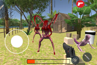 develop a horror zombies game in unity for android