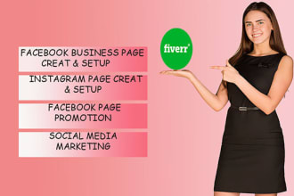create a social business page, fan page, and cover design