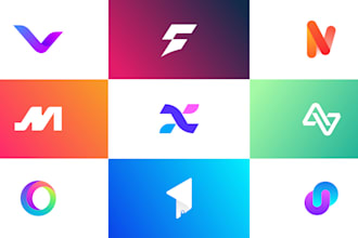 design timeless tech, minimal, saas, ai, and app icon  logo