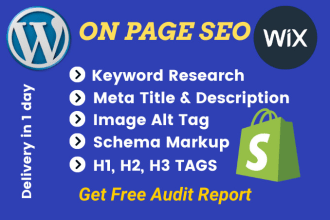 write meta title, meta description and schema markup
