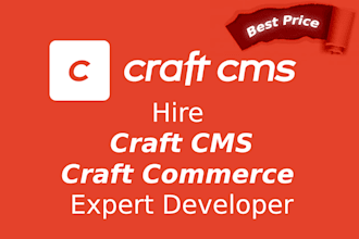 design and build your craftcms and craft commerce website