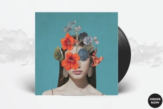 design a unique album, single, ep, mixtape cover art