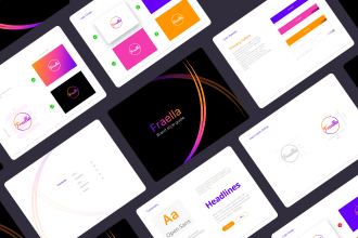 design brand identity brand book brand style guide for you