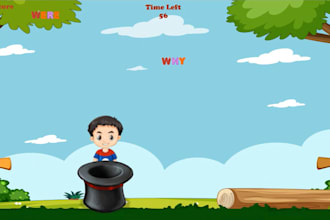 reskin or create 2d or 3d learning games for kids in unity