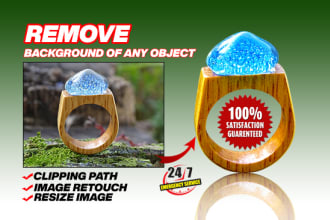 do 15 photos background removal or clipping path