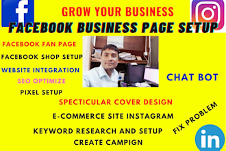 do facebook business page setup, create a fan page optimize