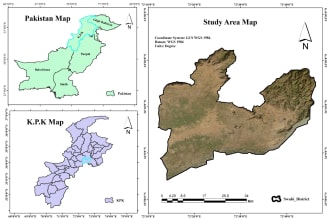 perform analysis and mapping using arc map, qgis and erdas