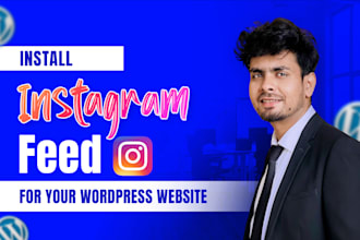 install instagram feed for your wordpress website
