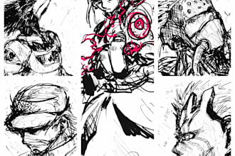 draw your portrait in manga and anime style