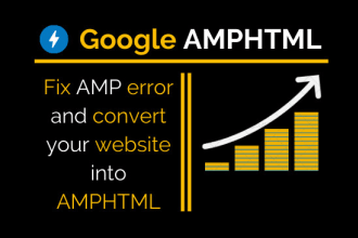 create, convert HTML and wordpress website into amp in a day