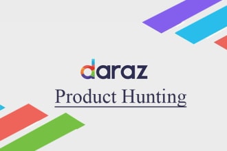 do product hunting for your daraz store