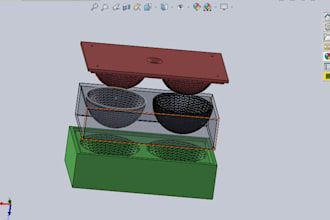 do plastic injection mould and 3d product design using   solidworks